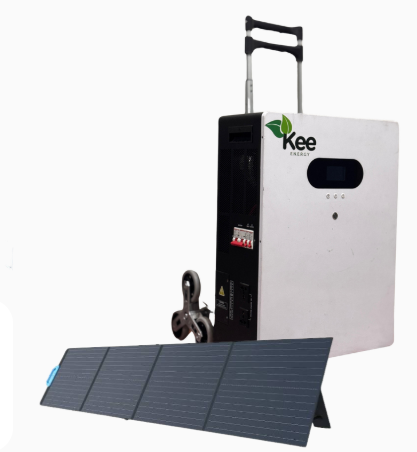 Portable and Stayed Power Station